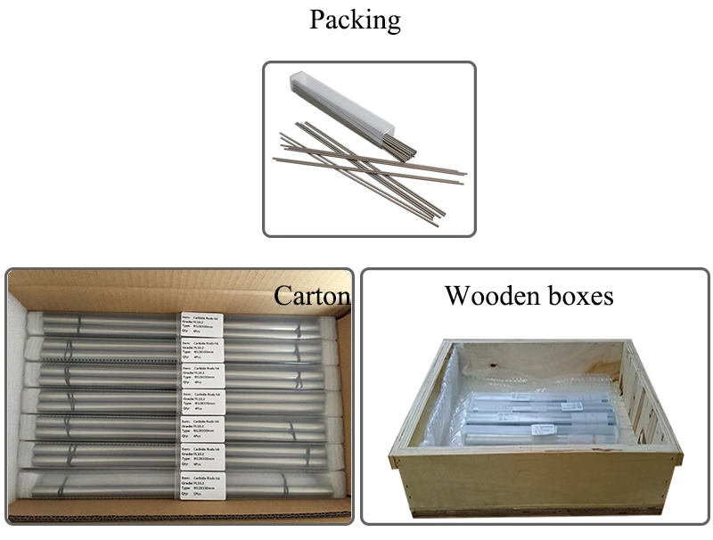 Factory Direct Supply Yl10.2 Cemented Tungsten Carbide Grinding Rods Tight Tolerance Round Bar